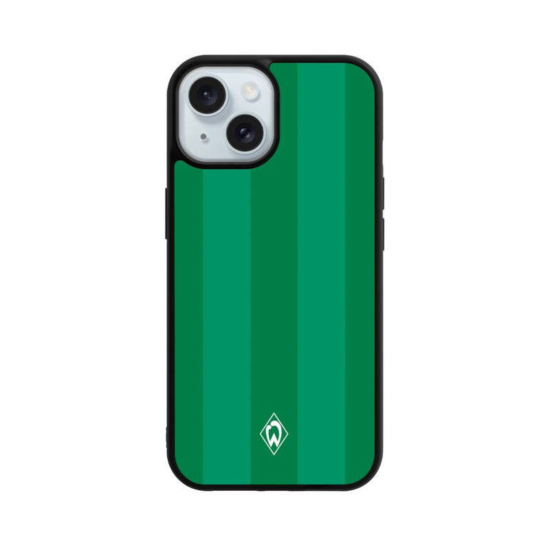 iPhone 15 Base Case Werder Bremen Grün gestreift