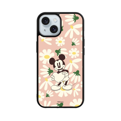 Apple iPhone 15 Base Case Micky Maus Blumen für Valentines Tag
