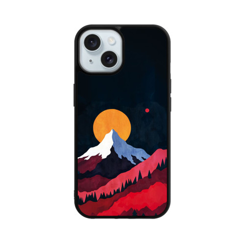 Apple iPhone 15 Base Case Mont Blanc Abstrakt