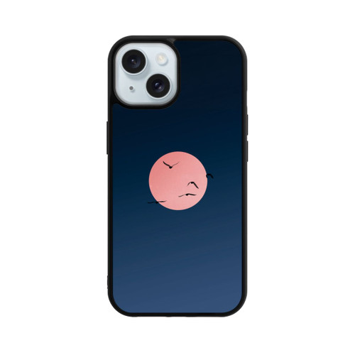Apple iPhone 15 Base Case Summer Nights Red Moon