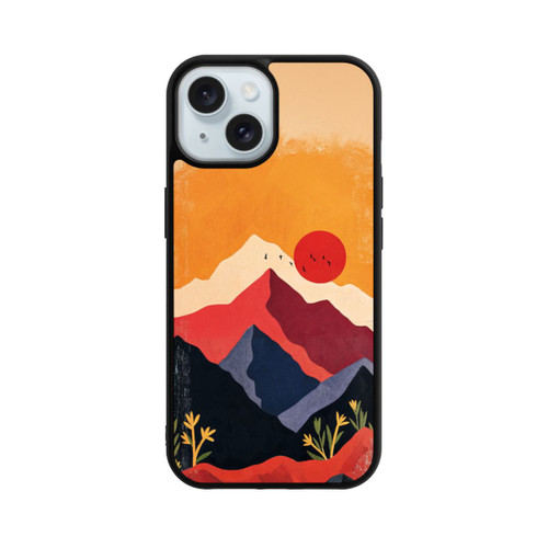 Apple iPhone 15 Base Case Les Alpes En Rouge