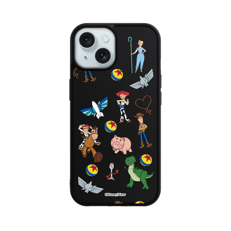 iPhone 15 Base Case Toy Story 5 Hero Toys Pattern Transparent