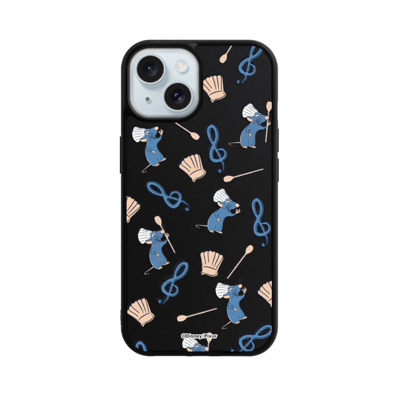 iPhone 15 Base Case Remy Ratatouille Transparent Disney Muster
