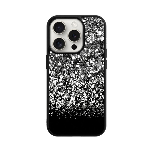 Apple iPhone 15 Pro Base Case Schneefall Glitzerlook