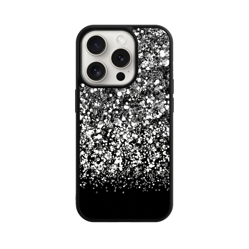 iPhone 15 Pro Base Case Schneefall Glitzerlook
