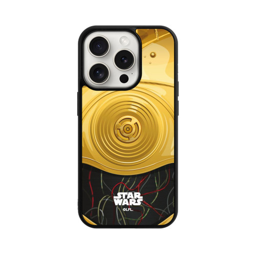 Apple iPhone 15 Pro Base Case C3PO Closeup