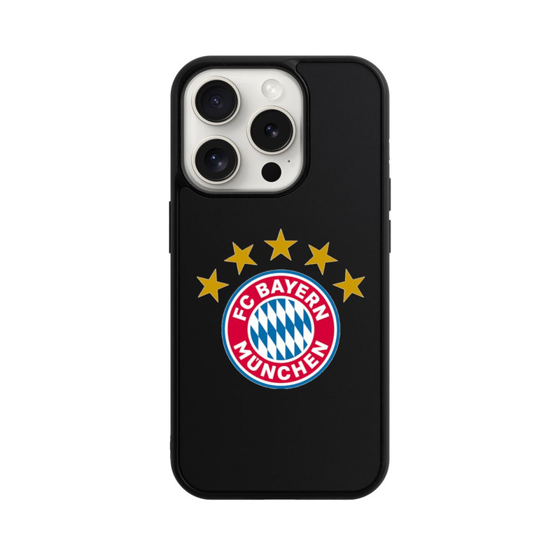 iPhone 15 Pro Base Case FCB Logo mit Sterne - ohne Hintergrund