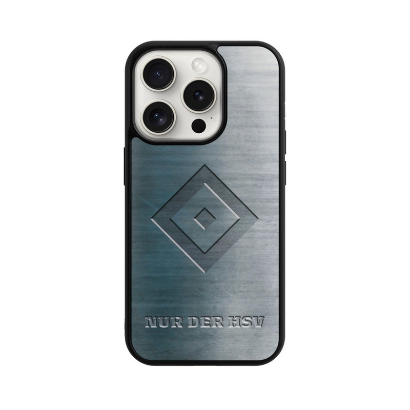 iPhone 15 Pro Base Case Nur der HSV Metalllook