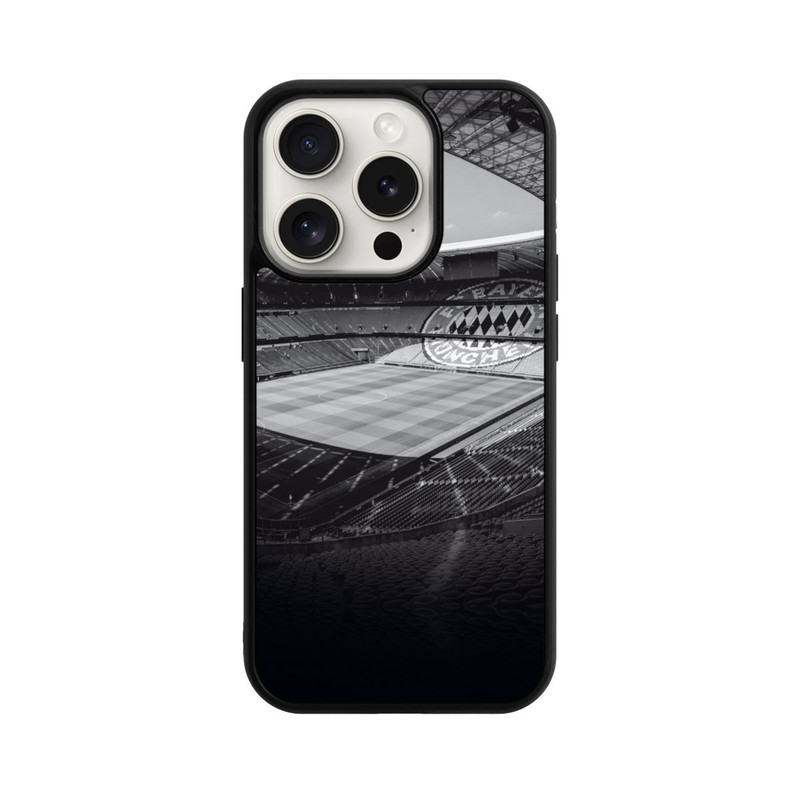 iPhone 15 Pro Base Case Stadion FC Bayern - Black White