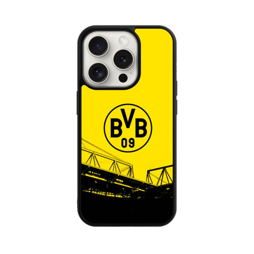 Apple iPhone 15 Pro Base Case Stadion Schwarz-Gelb - BVB
