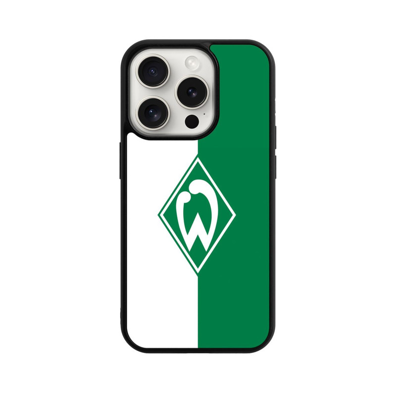 iPhone 15 Pro Base Case Weiß-Grün - Werder Bremen