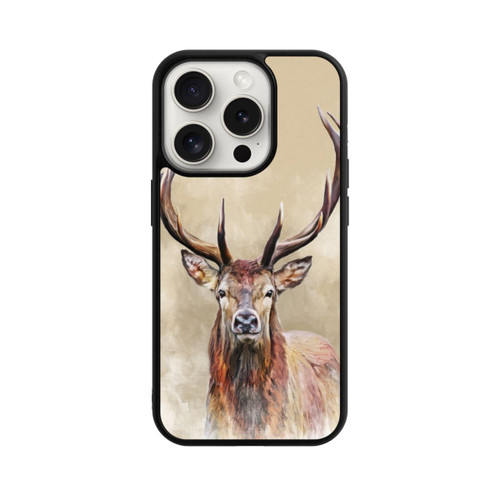 Apple iPhone 15 Pro Base Case Gezeichneter Hirsch