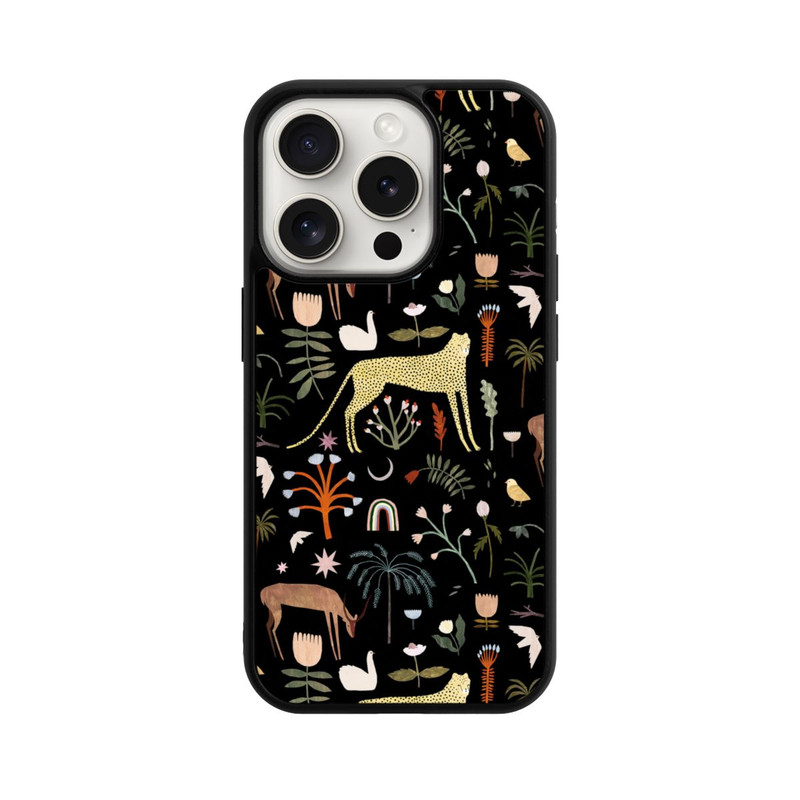 iPhone 15 Pro Base Case Wilde Gartenbuchstaben von Léa Le Pivert