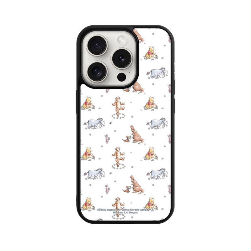 iPhone 15 Pro Base Case Winnie Puuh und Freunde Muster