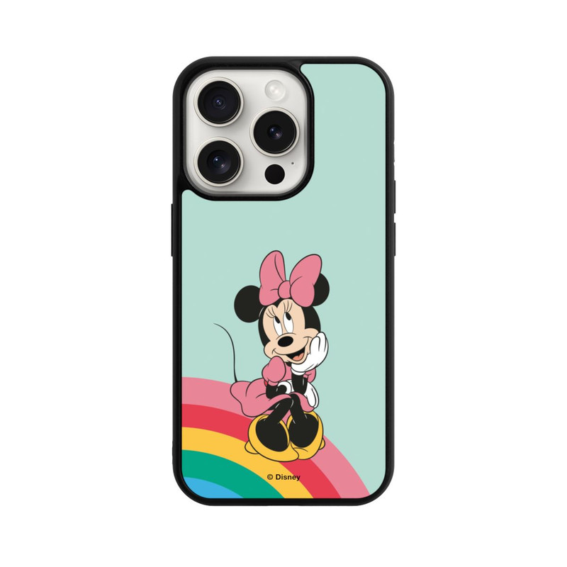 iPhone 15 Pro Base Case Minnie Regenbogen Portrait