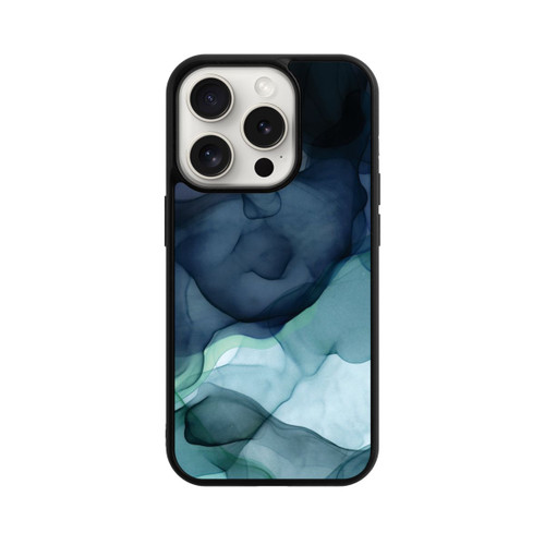 Apple iPhone 15 Pro Base Case Flüssig Kunst Dämmerungsstimmung