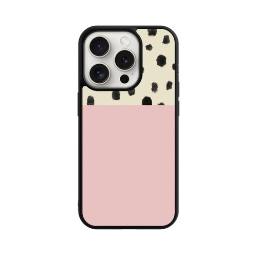 Apple iPhone 15 Pro Base Case Punkte und Rosa