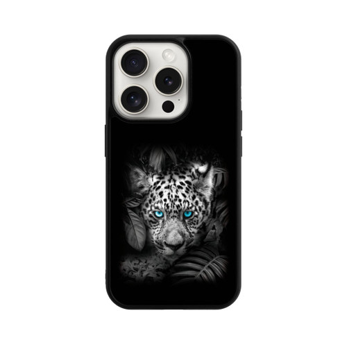 Apple iPhone 15 Pro Base Case Jaguar Schwarz Dschungel