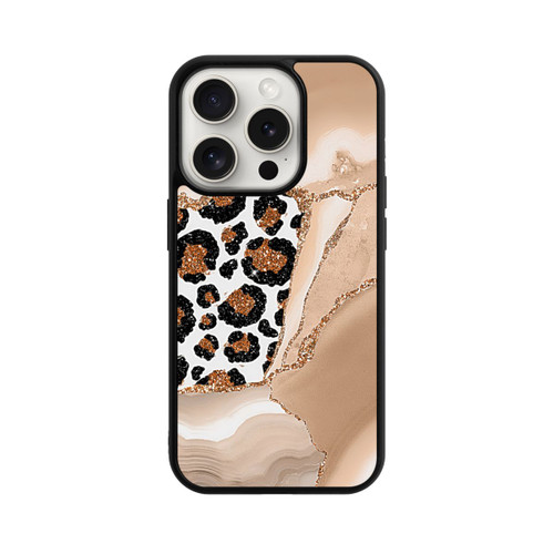 Apple iPhone 15 Pro Base Case  Muster und Texturen Hellgold
