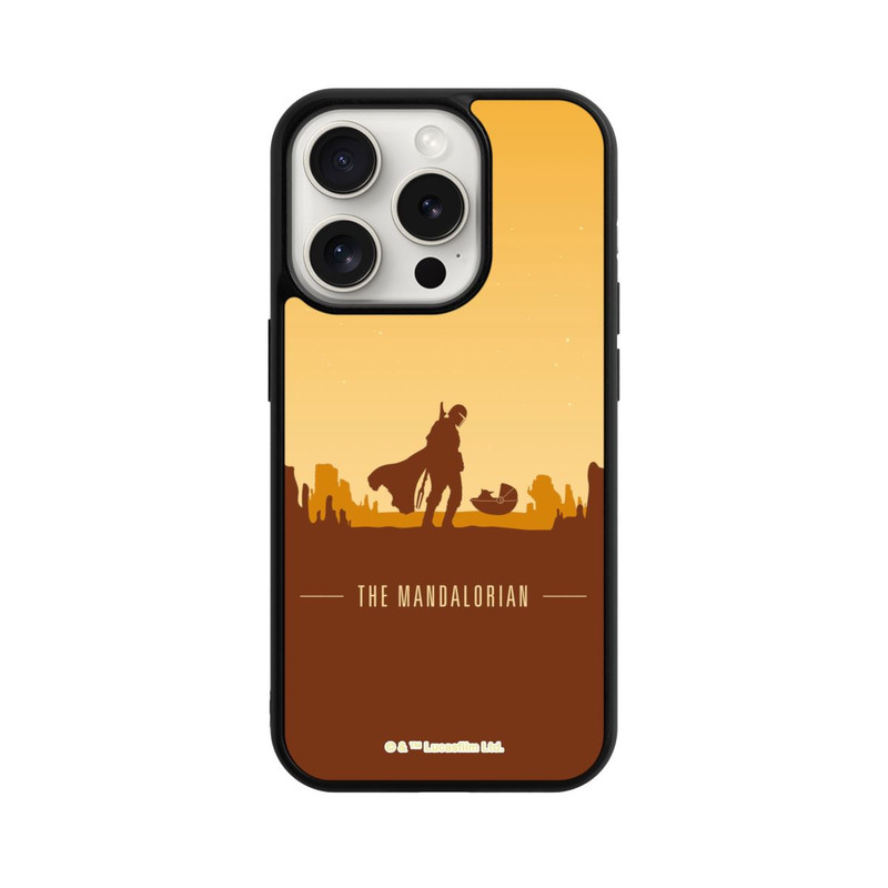 iPhone 15 Pro Base Case  Mandalorian Silhouette