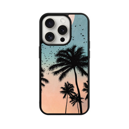 Apple iPhone 15 Pro Base Case Sonnenaufgang Palmen