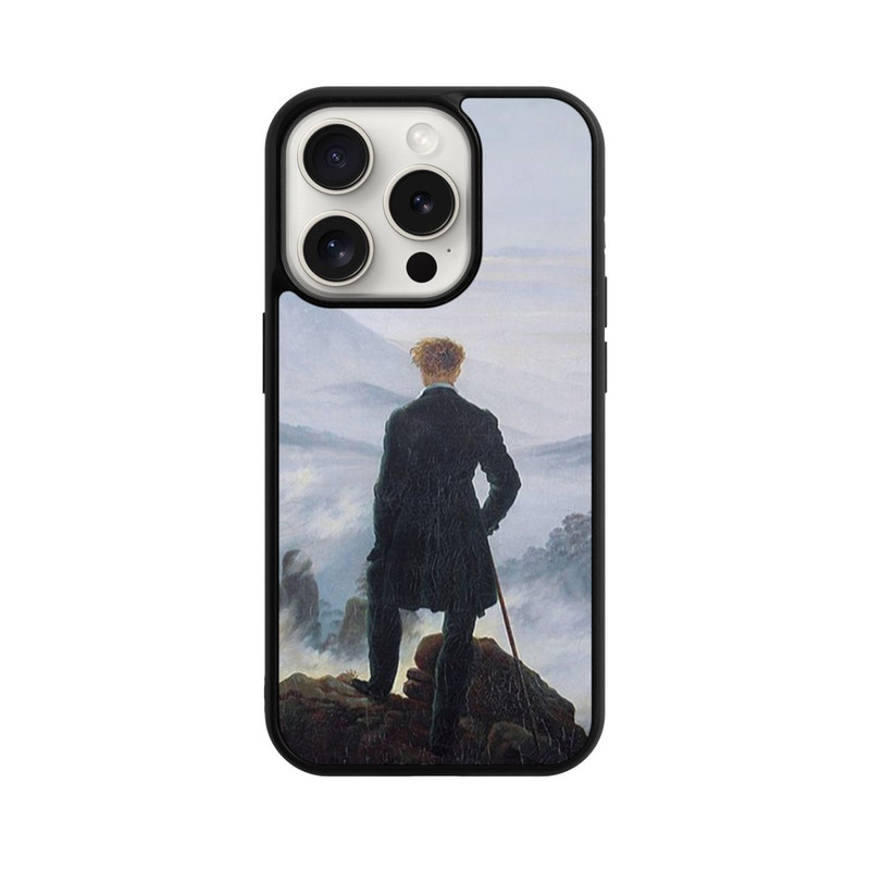 iPhone 15 Pro Base Case Der Wanderer über dem Nebelmeer