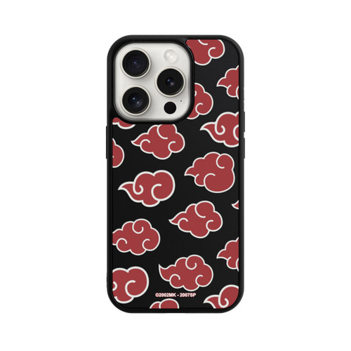 Apple iPhone 15 Pro Base Case Akatsuki Pattern Transparent