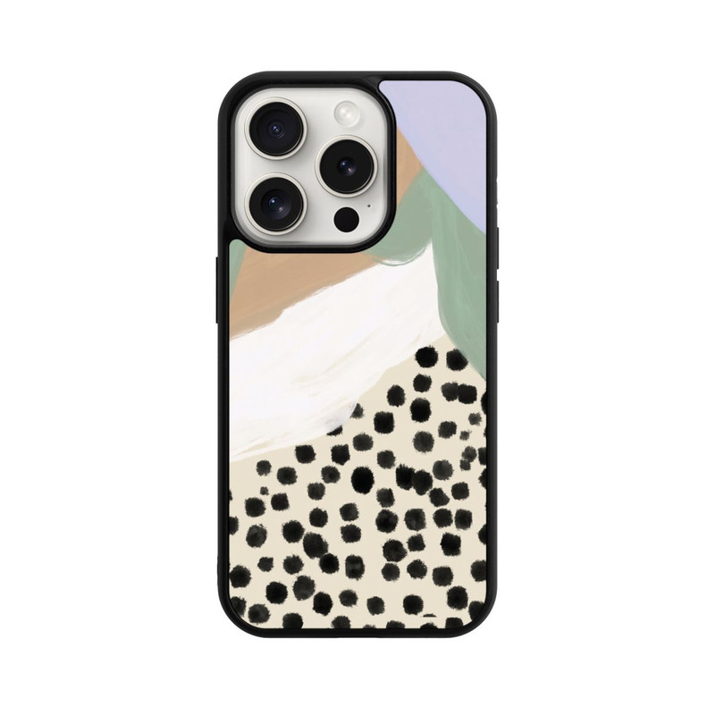 iPhone 15 Pro Base Case Verrücktes Leben Boho Pastell