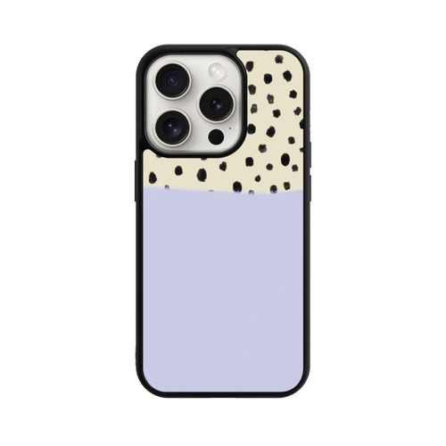 Apple iPhone 15 Pro Base Case Tupfen Boho Pastell