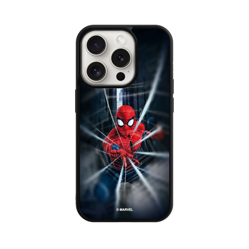 iPhone 15 Pro Base Case Spider-Man Webs In Action