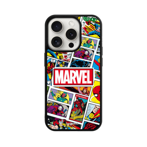 Apple iPhone 15 Pro Base Case Marvel Comic Pattern