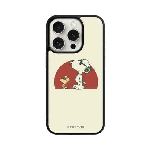 Apple iPhone 15 Pro Base Case Snoopy Woodstock weit draußen