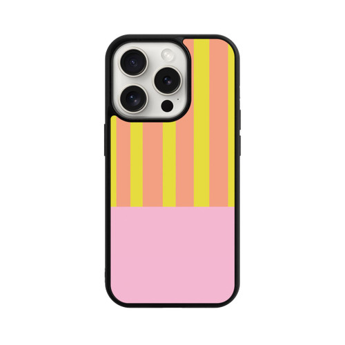 Apple iPhone 15 Pro Base Case Neonfarbige Streifen