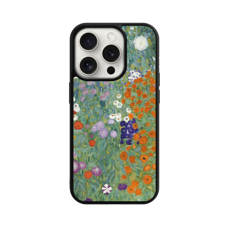 iPhone 15 Pro Base Case Blühender Garten - Gustav Klimt