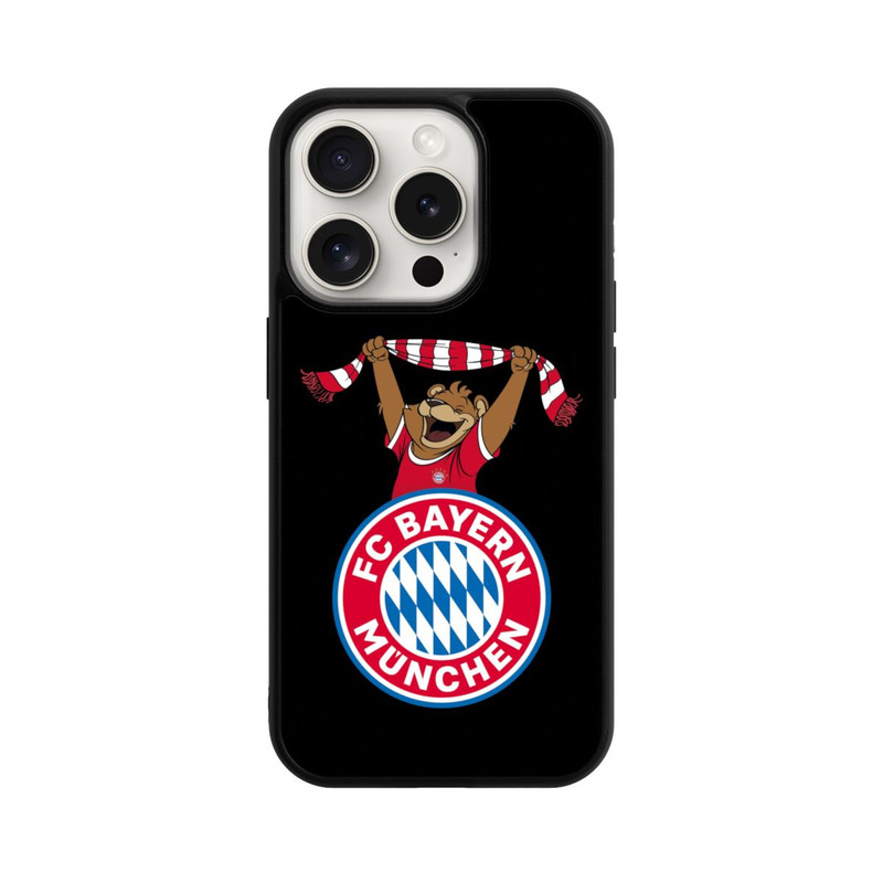iPhone 15 Pro Base Case Bernie Jubel mit Schal Schwarz