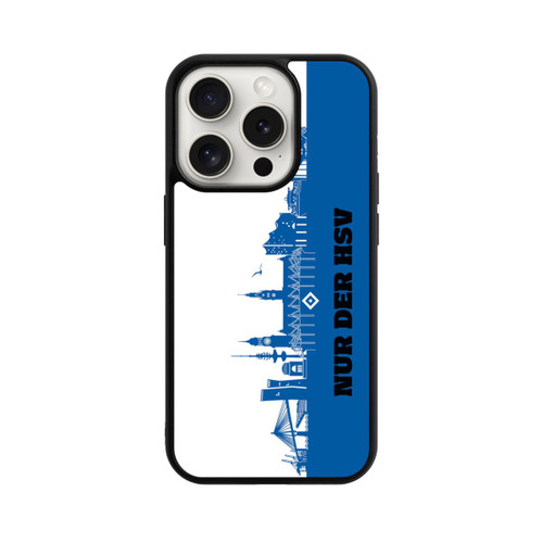 Apple iPhone 15 Pro Base Case HSV Skyline Blau Weiß