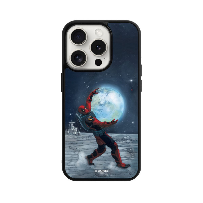 iPhone 15 Pro Base Case Deadpool Moon