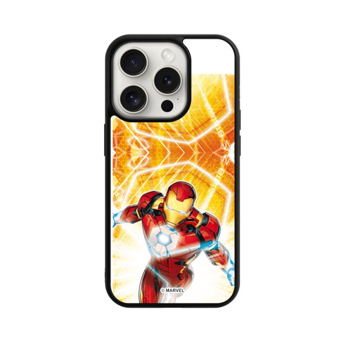 Apple iPhone 15 Pro Base Case Iron Man on Fire