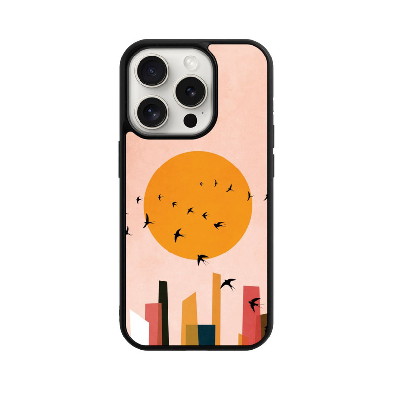 iPhone 15 Pro Base Case Tanzende Vögel