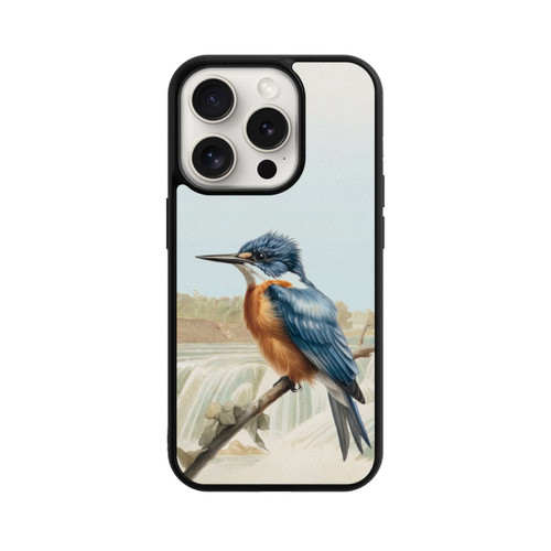 Apple iPhone 15 Pro Base Case Eisvogel Retro