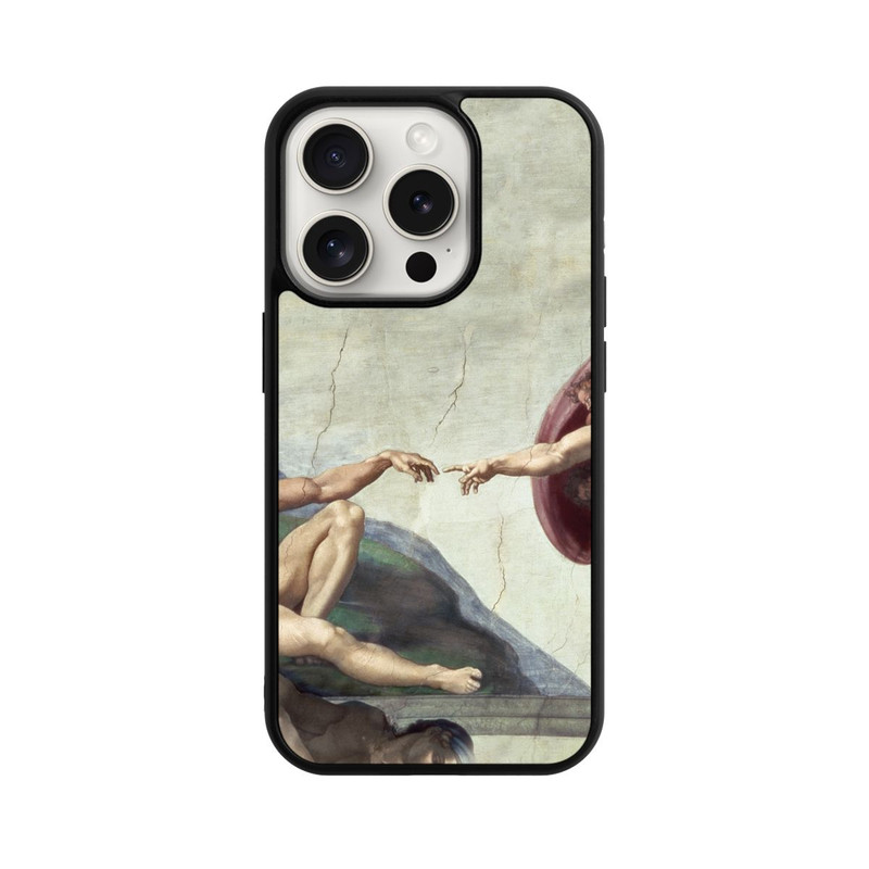 iPhone 15 Pro Base Case Die Erschaffung Adams-Michelangelo (Buonarroti)