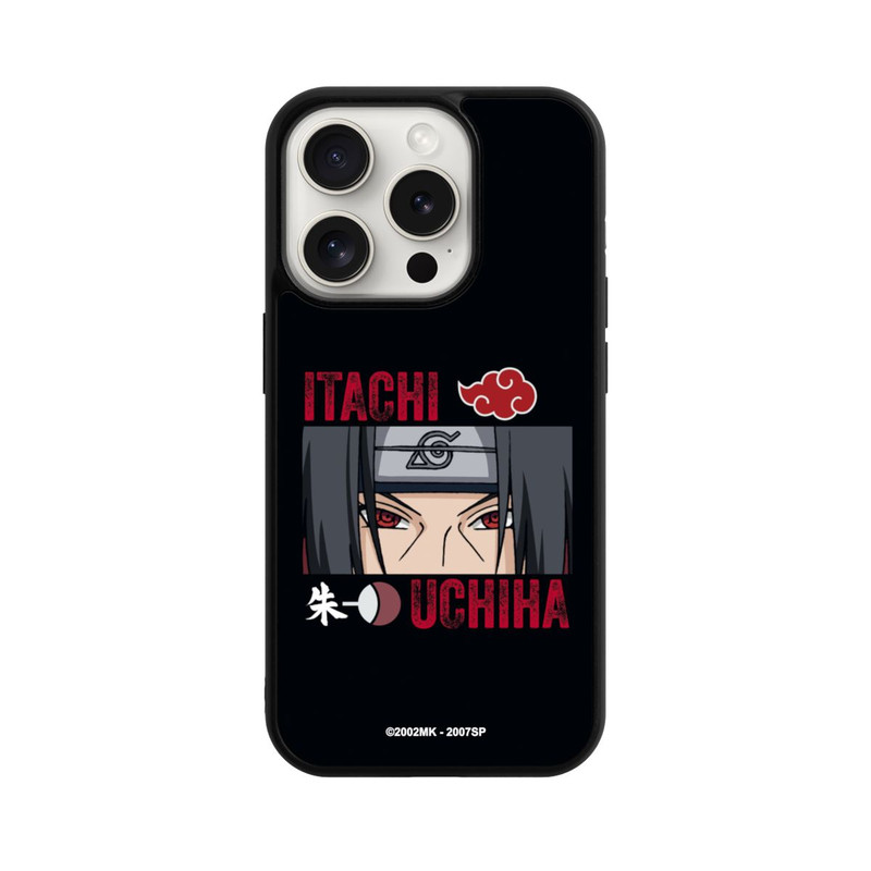 iPhone 15 Pro Base Case Itachi Uchiha Close-Up