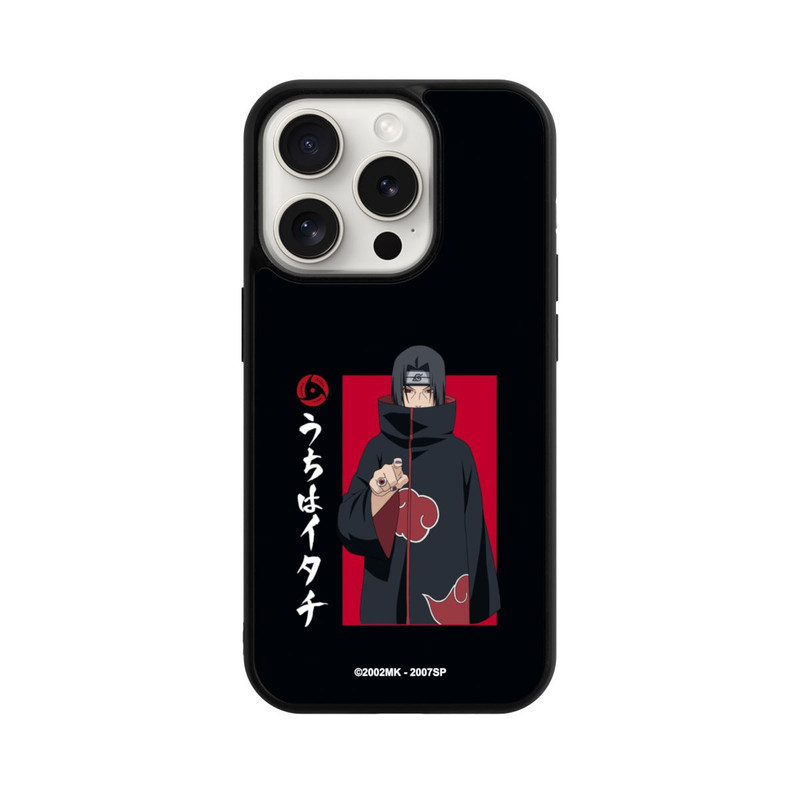 iPhone 15 Pro Base Case Itachi Geste Schwarz