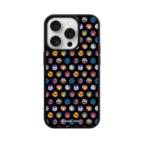Apple iPhone 15 Pro Base Case Bijuu Muster Schwarz