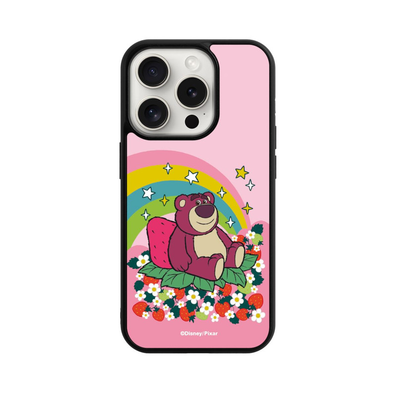 iPhone 15 Pro Base Case Strawberry Rainbow
