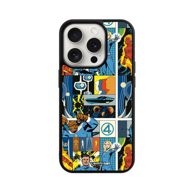 iPhone 15 Pro Base Case The Fantastic Four Pattern
