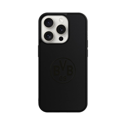 Apple iPhone 15 Pro Base Case BVB Logo Schwarz Transparent