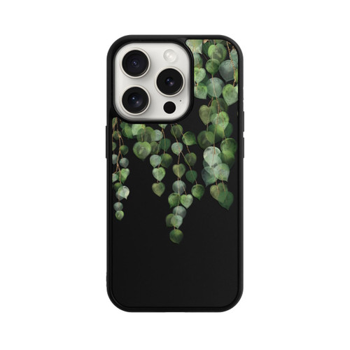 Apple iPhone 15 Pro Base Case Eucalyptus Hanging Watercolor Transparent