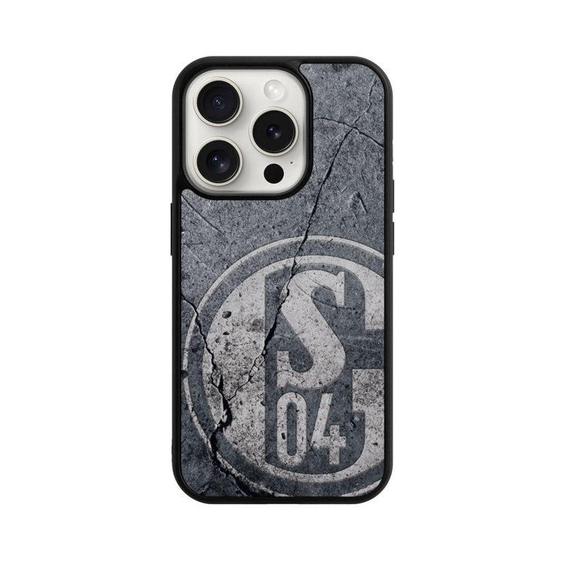 iPhone 15 Pro Base Case Schalke 04 Beton Look