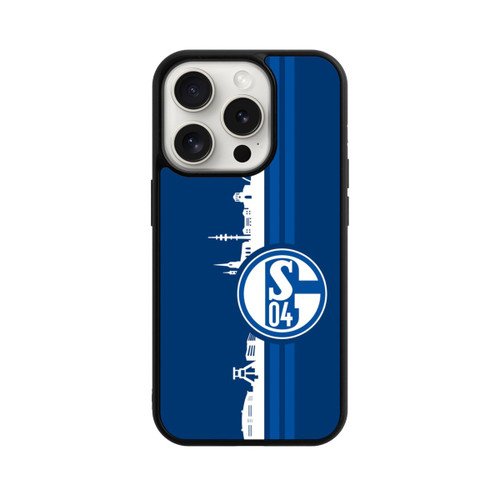 Apple iPhone 15 Pro Base Case Schalke 04 Skyline Blau